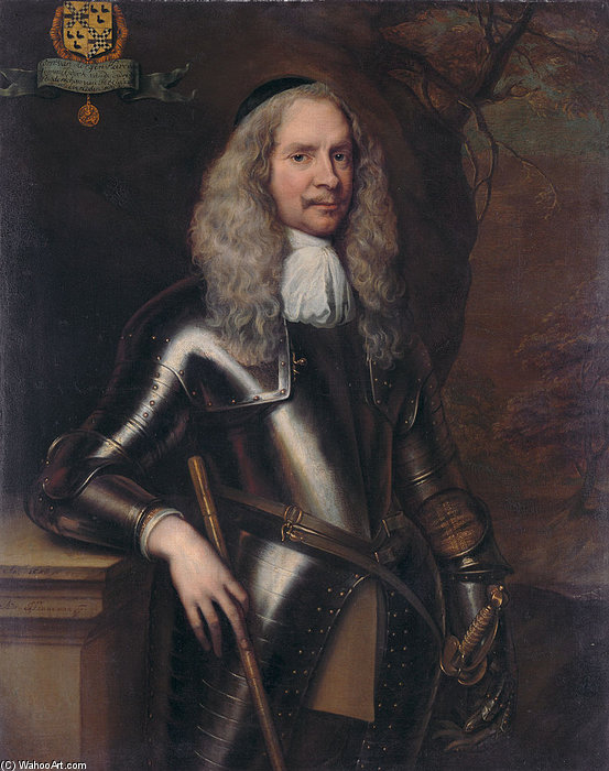 WikiOO.org - Encyclopedia of Fine Arts - Maľba, Artwork Adriaen Hanneman - Portrait Of Cornelis Van Aerssen