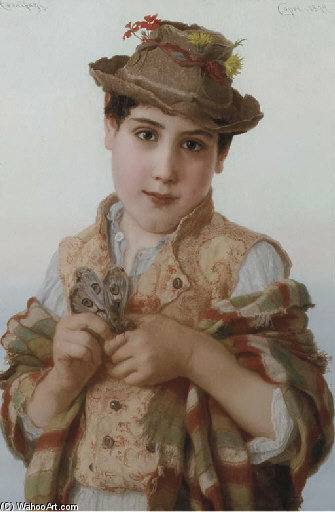 WikiOO.org - אנציקלופדיה לאמנויות יפות - ציור, יצירות אמנות Adriano Bonifazi - The Butterfly Boy