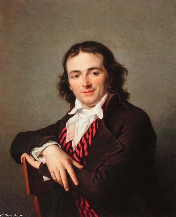 WikiOO.org - Encyclopedia of Fine Arts - Maľba, Artwork Adélaide Labille Guiard - Portrait Of Joachim Lebreton