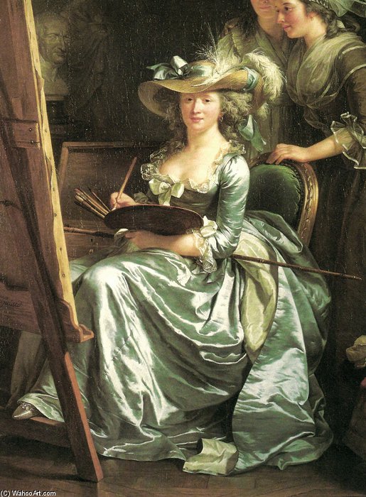 Wikioo.org - The Encyclopedia of Fine Arts - Painting, Artwork by Adélaide Labille Guiard - Self-portrait