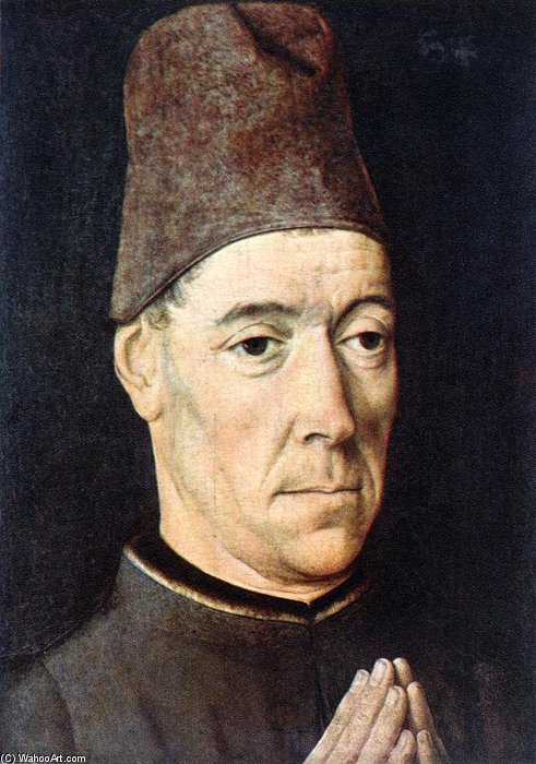WikiOO.org - אנציקלופדיה לאמנויות יפות - ציור, יצירות אמנות Aelbrecht Bouts - Portrait Of A Man_2