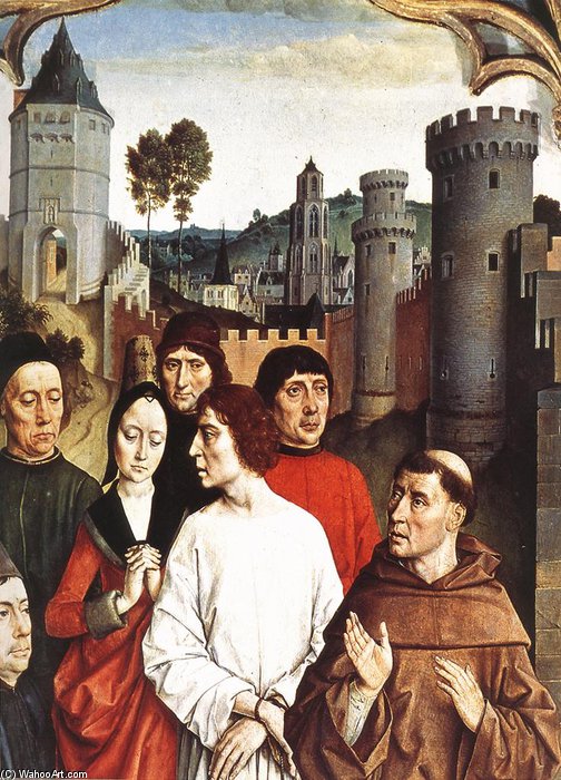 WikiOO.org - Encyclopedia of Fine Arts - Maľba, Artwork Aelbrecht Bouts - The Execution Of The Innocent Count (detail)
