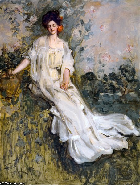 Wikioo.org - The Encyclopedia of Fine Arts - Painting, Artwork by Albert Beck Wenzell - Charlotte Fairchild