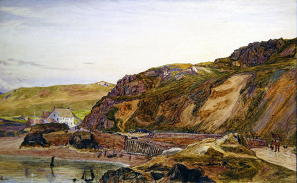 WikiOO.org - Енциклопедия за изящни изкуства - Живопис, Произведения на изкуството Albert Goodwin - Boulay Bay, Jersey