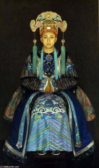 Wikioo.org – La Enciclopedia de las Bellas Artes - Pintura, Obras de arte de Albert Herter - Pilgun Yoon