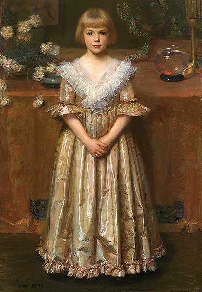 Wikioo.org - The Encyclopedia of Fine Arts - Painting, Artwork by Albert Herter - Young Girl