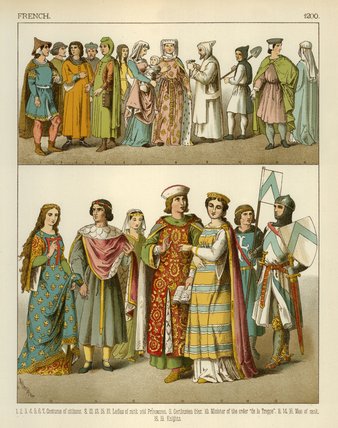 Wikioo.org - สารานุกรมวิจิตรศิลป์ - จิตรกรรม Albert Kretschmer - French Costume -