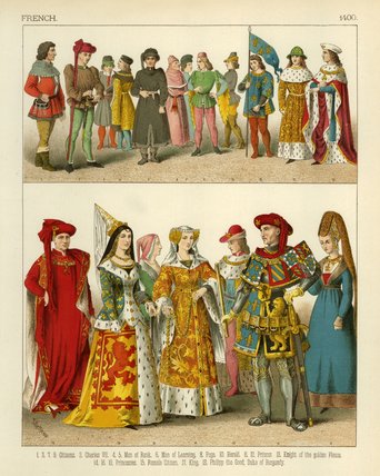 WikiOO.org - Encyclopedia of Fine Arts - Schilderen, Artwork Albert Kretschmer - French Costume -