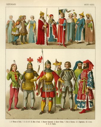 Wikioo.org - The Encyclopedia of Fine Arts - Painting, Artwork by Albert Kretschmer - German Costume - (12)