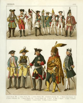 WikiOO.org - Enciklopedija dailės - Tapyba, meno kuriniai Albert Kretschmer - German Costumes -