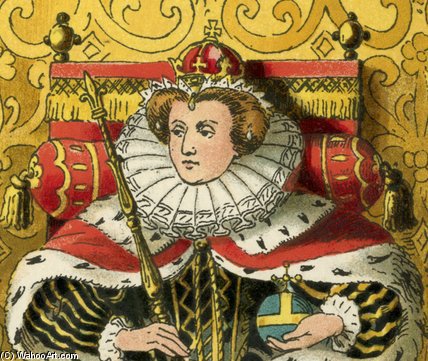 Wikioo.org - Bách khoa toàn thư về mỹ thuật - Vẽ tranh, Tác phẩm nghệ thuật Albert Kretschmer - Queen Elizabeth I