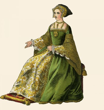Wikioo.org - Bách khoa toàn thư về mỹ thuật - Vẽ tranh, Tác phẩm nghệ thuật Albert Kretschmer - Queen Jane Seymour