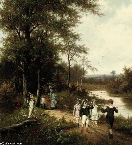 Wikioo.org - The Encyclopedia of Fine Arts - Painting, Artwork by Albert Roosenboom - River Patrol