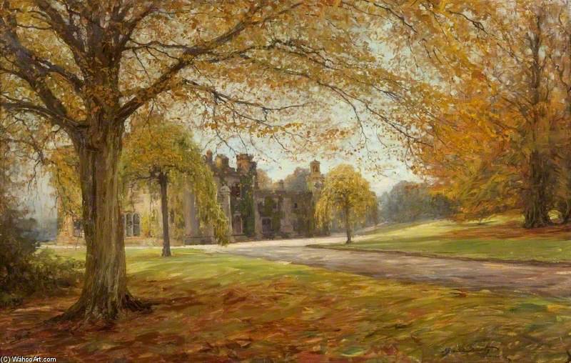 Wikioo.org - The Encyclopedia of Fine Arts - Painting, Artwork by Alexander Brownlie Docharty - An Autumn Day