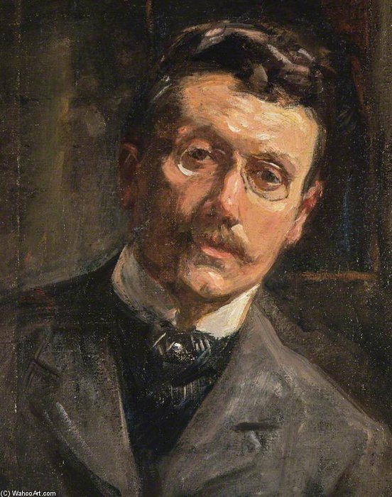 Wikioo.org - สารานุกรมวิจิตรศิลป์ - จิตรกรรม Alexander Ignatius Roche - Self Portrait