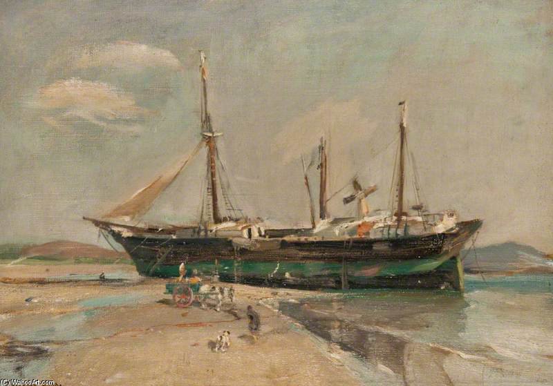 WikiOO.org - Enciclopedia of Fine Arts - Pictura, lucrări de artă Alexander Ignatius Roche - The Convict Ship