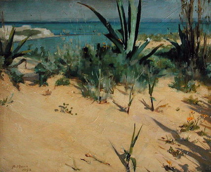 WikiOO.org - Encyclopedia of Fine Arts - Maalaus, taideteos Alexander Mann - Sand Dunes
