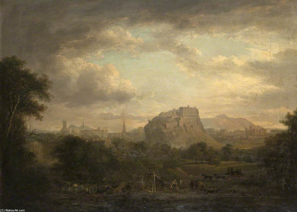 Wikioo.org - The Encyclopedia of Fine Arts - Painting, Artwork by Alexander Nasmyth - A View Of Edinburgh From The Dean