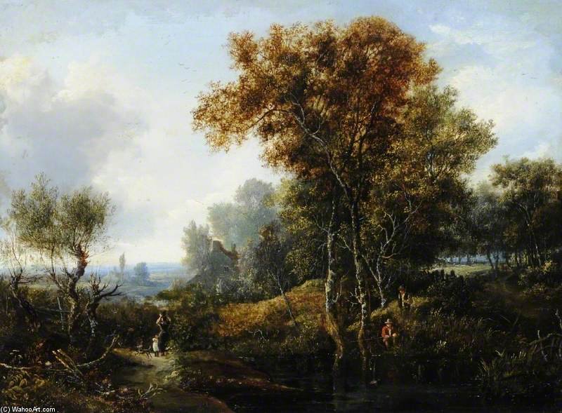 Wikioo.org - The Encyclopedia of Fine Arts - Painting, Artwork by Alexander Nasmyth - Landscape
