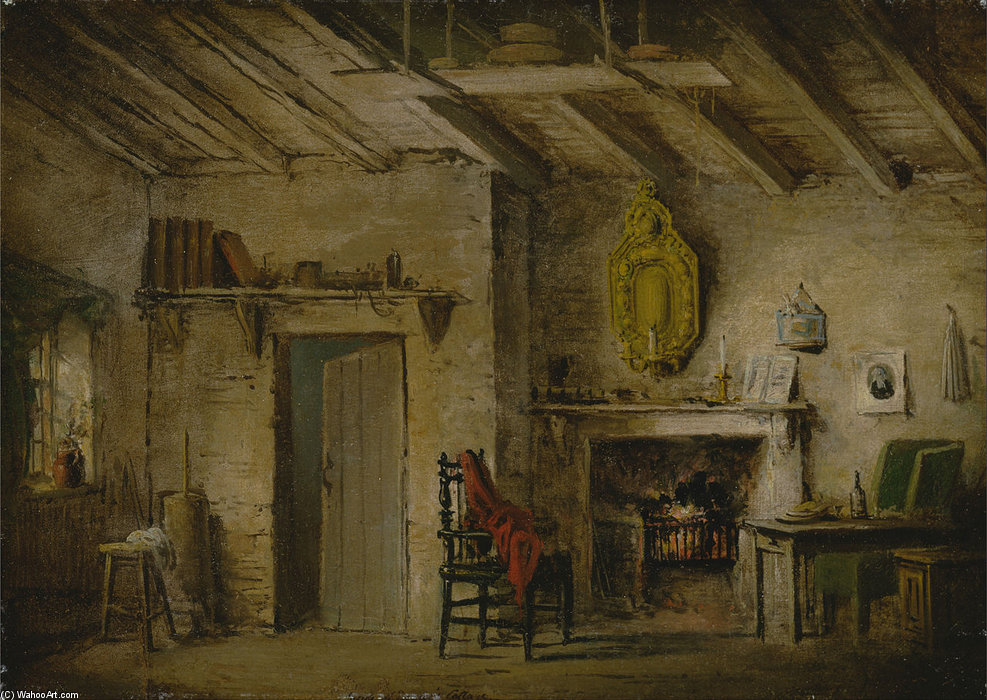 Wikioo.org - The Encyclopedia of Fine Arts - Painting, Artwork by Alexander Nasmyth - Stage Design For Heart Of Midlothian