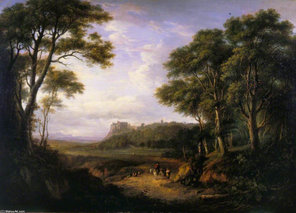 WikiOO.org - Encyclopedia of Fine Arts - Lukisan, Artwork Alexander Nasmyth - Stirling Castle
