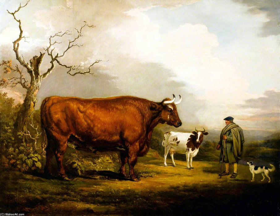 Wikioo.org - สารานุกรมวิจิตรศิลป์ - จิตรกรรม Alexander Nasmyth - The Spottiswoode Ox
