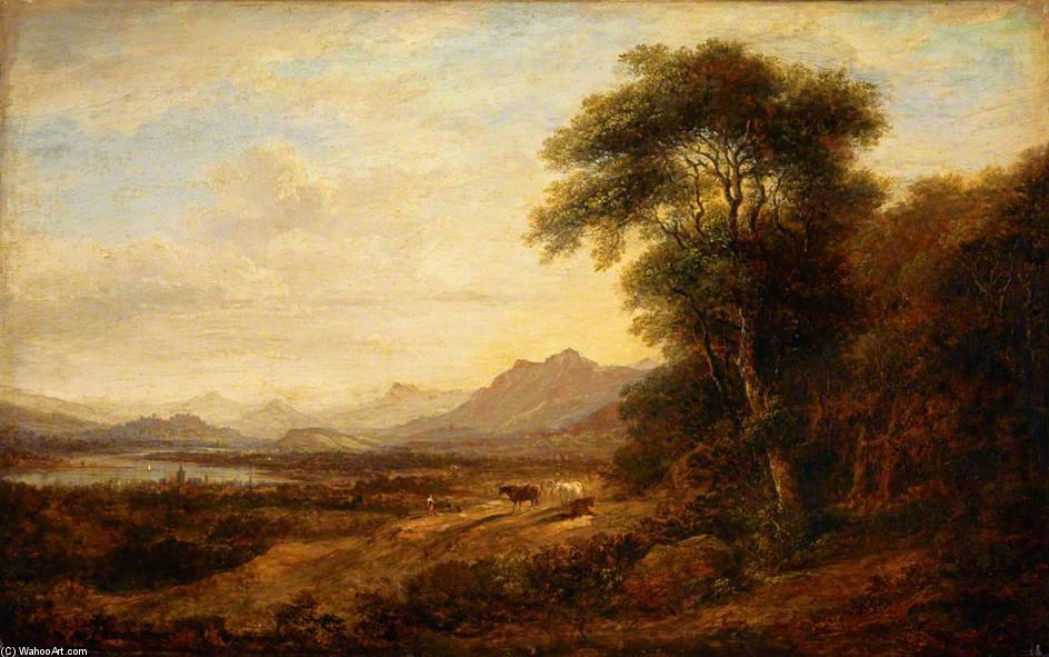 Wikioo.org - The Encyclopedia of Fine Arts - Painting, Artwork by Alexander Nasmyth - The Windings Of The Forth
