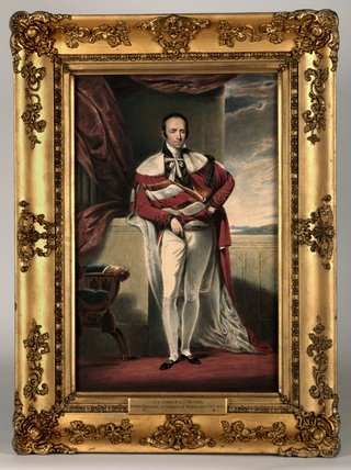 Wikioo.org - The Encyclopedia of Fine Arts - Painting, Artwork by Alfred Edward Chalon - Portrait Of Robert Grosvenor, 2nd Earl Grosvenor