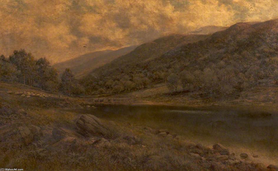 Wikioo.org - The Encyclopedia of Fine Arts - Painting, Artwork by Alfred I Glendening - View Near Kenmore, Loch Tay