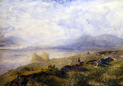 WikiOO.org - Encyclopedia of Fine Arts - Maleri, Artwork Alfred William Hunt - Harlech Castle -