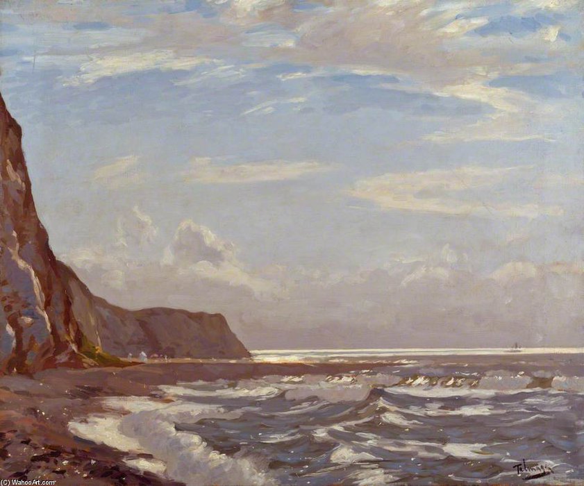 WikiOO.org - אנציקלופדיה לאמנויות יפות - ציור, יצירות אמנות Algernon Talmage - Morning Glitter, Isle Of Wight