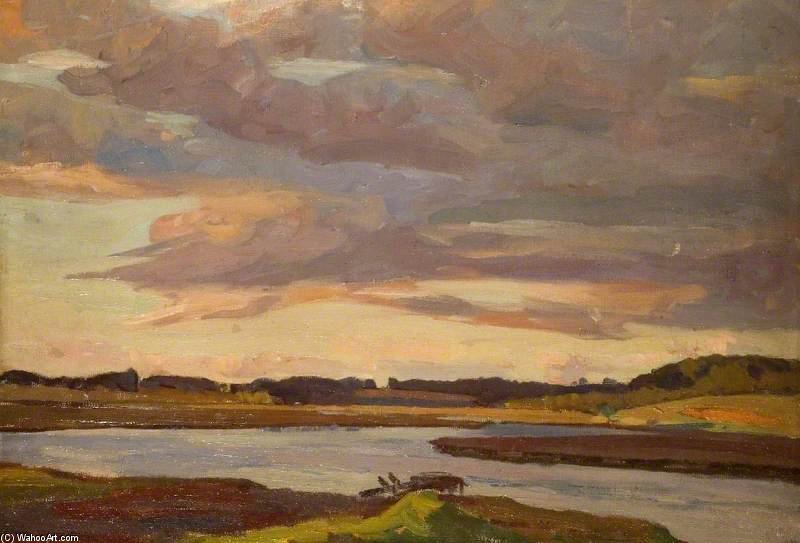 Wikioo.org - The Encyclopedia of Fine Arts - Painting, Artwork by Algernon Talmage - River Avon