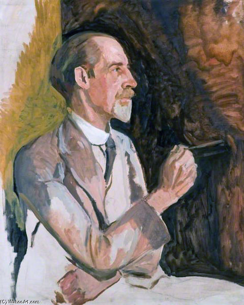 WikiOO.org - Encyclopedia of Fine Arts - Målning, konstverk Algernon Talmage - Self Portrait -