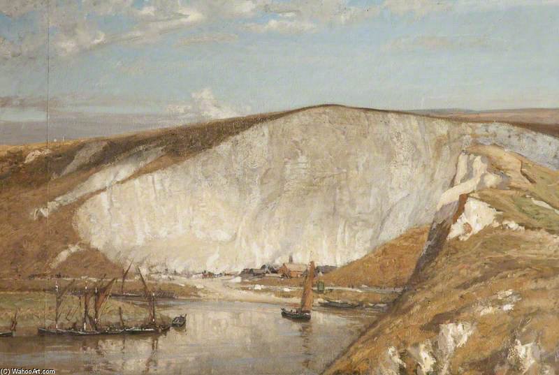 Wikioo.org - The Encyclopedia of Fine Arts - Painting, Artwork by Algernon Talmage - The Chalk Pit