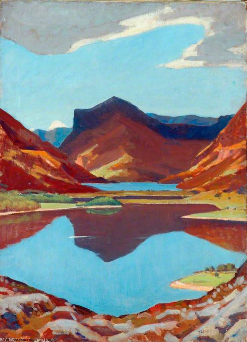 Wikioo.org - The Encyclopedia of Fine Arts - Painting, Artwork by Algernon Talmage - The Lake District For Holidays