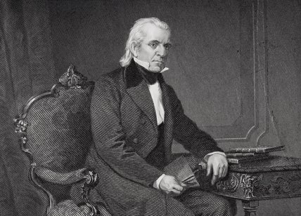 WikiOO.org - 백과 사전 - 회화, 삽화 Alonzo Chappel - Portrait Of James Knox Polk -