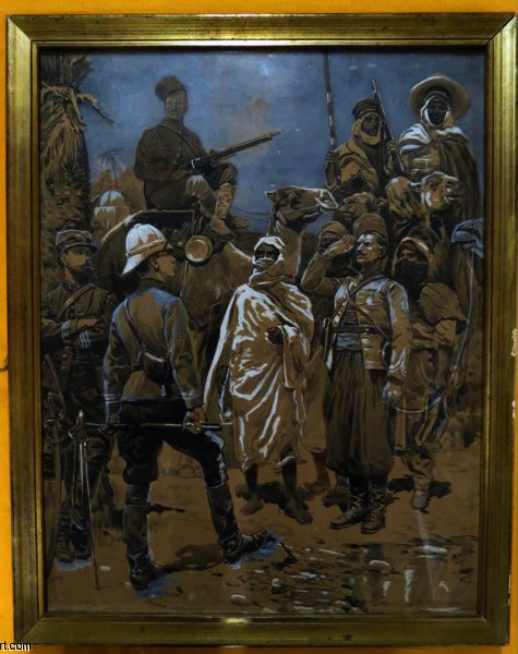 Wikioo.org - The Encyclopedia of Fine Arts - Painting, Artwork by Alphonse Lalauze - Army Of Africa