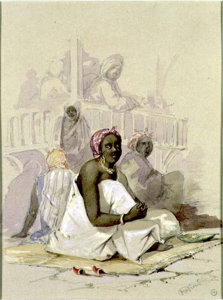 WikiOO.org - 백과 사전 - 회화, 삽화 Amadeo Preziosi - The Slave Market