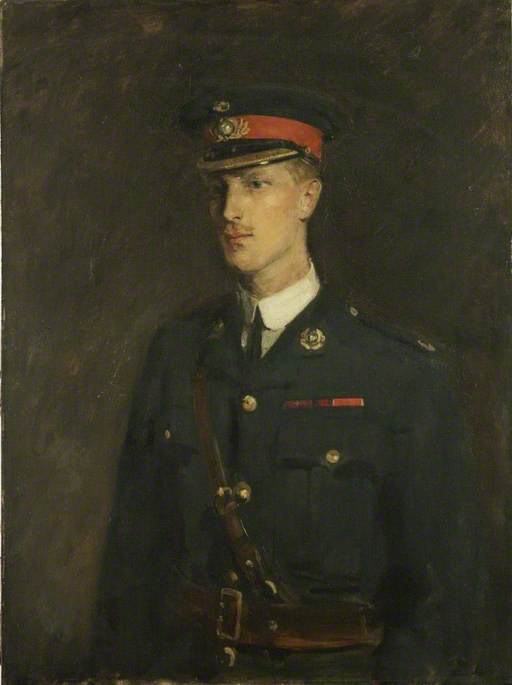Wikioo.org - The Encyclopedia of Fine Arts - Painting, Artwork by Ambrose Mcevoy - Major Edward Bamford, Vc, Dso, Royal Marines