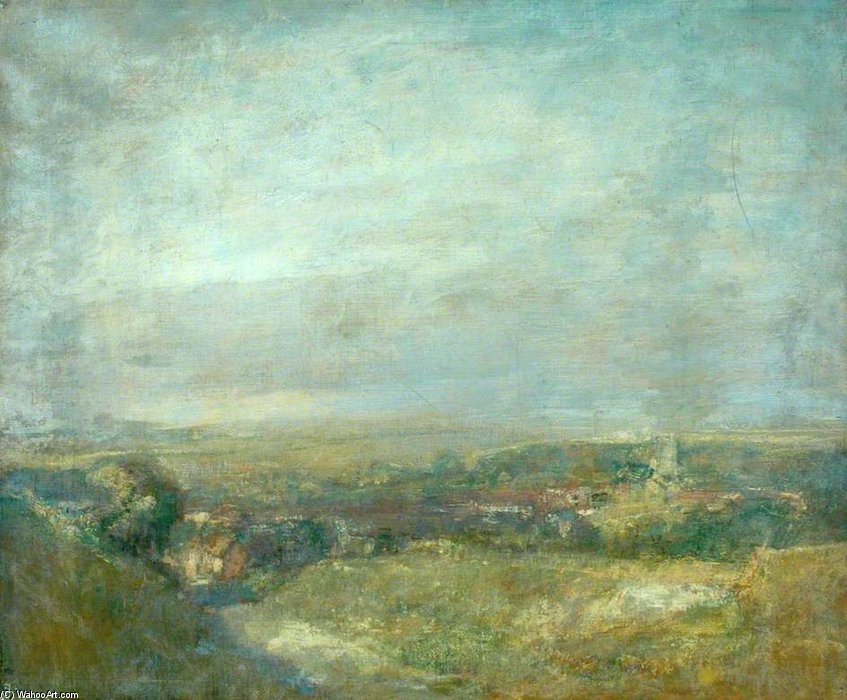 Wikioo.org - The Encyclopedia of Fine Arts - Painting, Artwork by Ambrose Mcevoy - Morning, Aldbourne