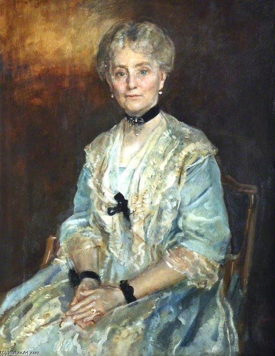 WikiOO.org - Encyclopedia of Fine Arts - Maalaus, taideteos Ambrose Mcevoy - Mrs John Rankin