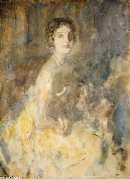 Wikioo.org – L'Enciclopedia delle Belle Arti - Pittura, Opere di Ambrose Mcevoy - La signora Richard Jessel