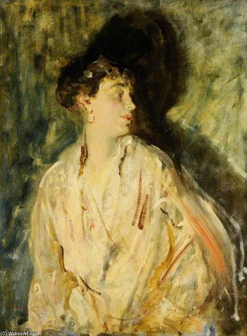 WikiOO.org - Enciclopedia of Fine Arts - Pictura, lucrări de artă Ambrose Mcevoy - The Honourable Mrs Akers-douglas
