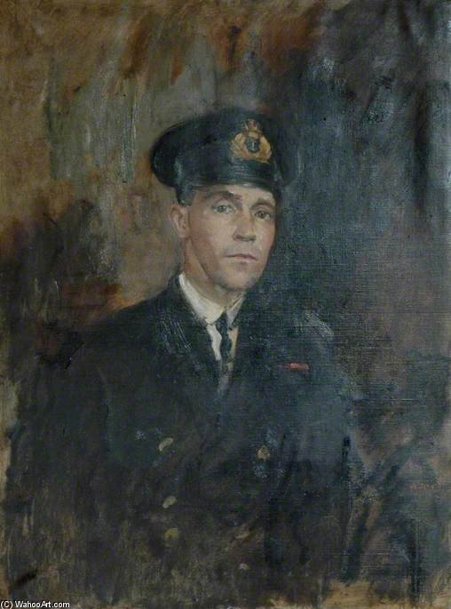 WikiOO.org - Encyclopedia of Fine Arts - Maleri, Artwork Ambrose Mcevoy - The Late Lieutenant Richard D. Sandford, Vc, Royal Navy