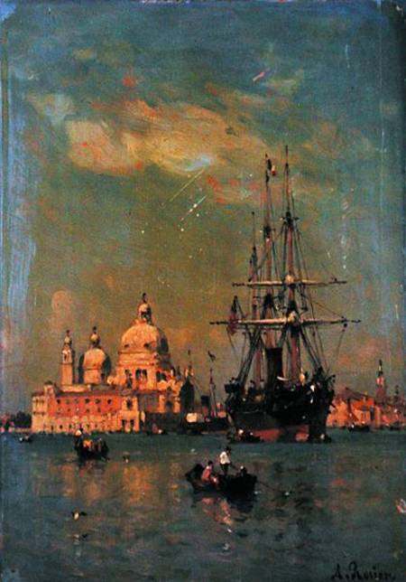 Wikioo.org - The Encyclopedia of Fine Arts - Painting, Artwork by Amédée Rosier - View Of Venice
