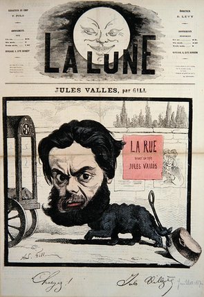 Wikioo.org - Bách khoa toàn thư về mỹ thuật - Vẽ tranh, Tác phẩm nghệ thuật Andre Gill - Caricature Of Jules Valles