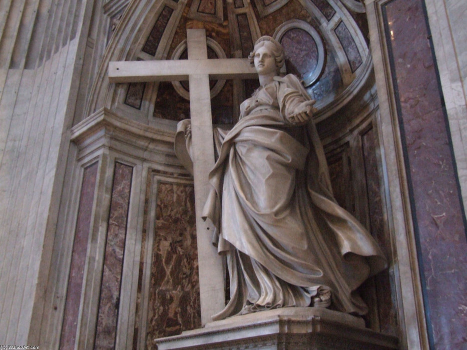 Wikioo.org - สารานุกรมวิจิตรศิลป์ - จิตรกรรม Andrea Bolgi - St. Peter's Basilica