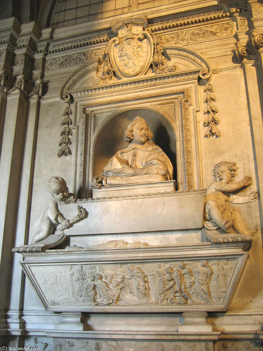WikiOO.org - Enciklopedija dailės - Tapyba, meno kuriniai Andrea Bolgi - Tomb Of Francesco Raimondi