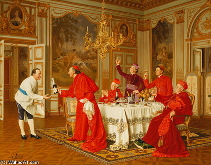 Wikioo.org - The Encyclopedia of Fine Arts - Painting, Artwork by Andrea Landini - Appartements De Louis Xvi A Versailles