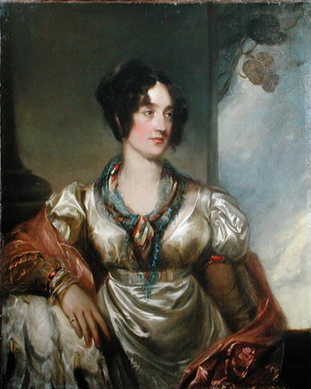 Wikioo.org - The Encyclopedia of Fine Arts - Painting, Artwork by Andrew Geddes - Portrait Of Lady Milner